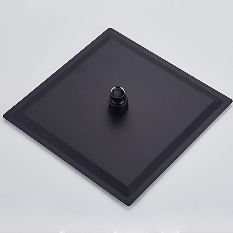 304 Stainless Steel Black Top Spray Large Shower Bathroom Toilet