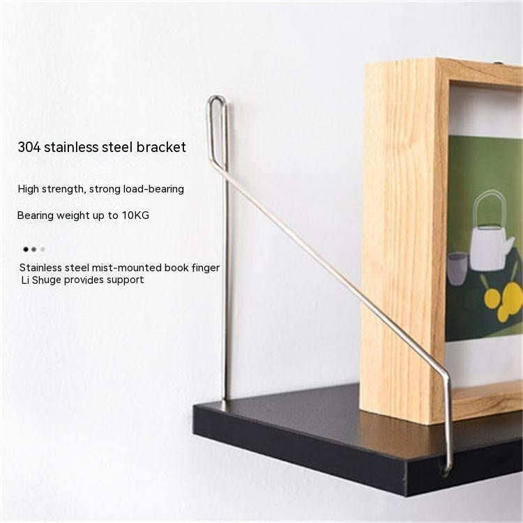 Punch-free Wall Shelf Bedroom Ledge Wall-mounted