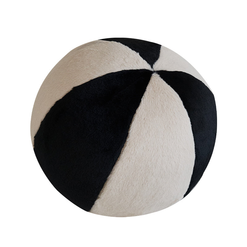 Sitting Room Sofa Black And White Nordic Style Soft Comfortable Plush Pillow
