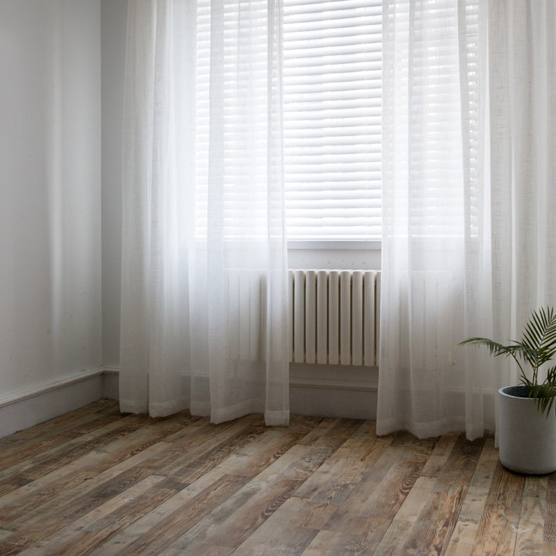 Living Room, Bedroom, Balcony, Floor To Ceiling Bay Window, Full Shading Curtain, Finished Product