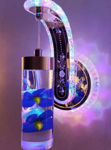 Modern LED Bedroom Bedside Acrylic Aluminum Wall Lamp