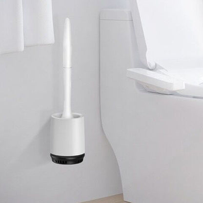 TPR bathroom soft rubber head toilet brush