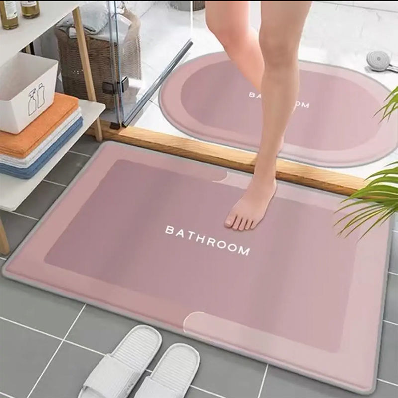 Bathroom Toilet Toilet Bedroom Door Absorbent Floor Mat