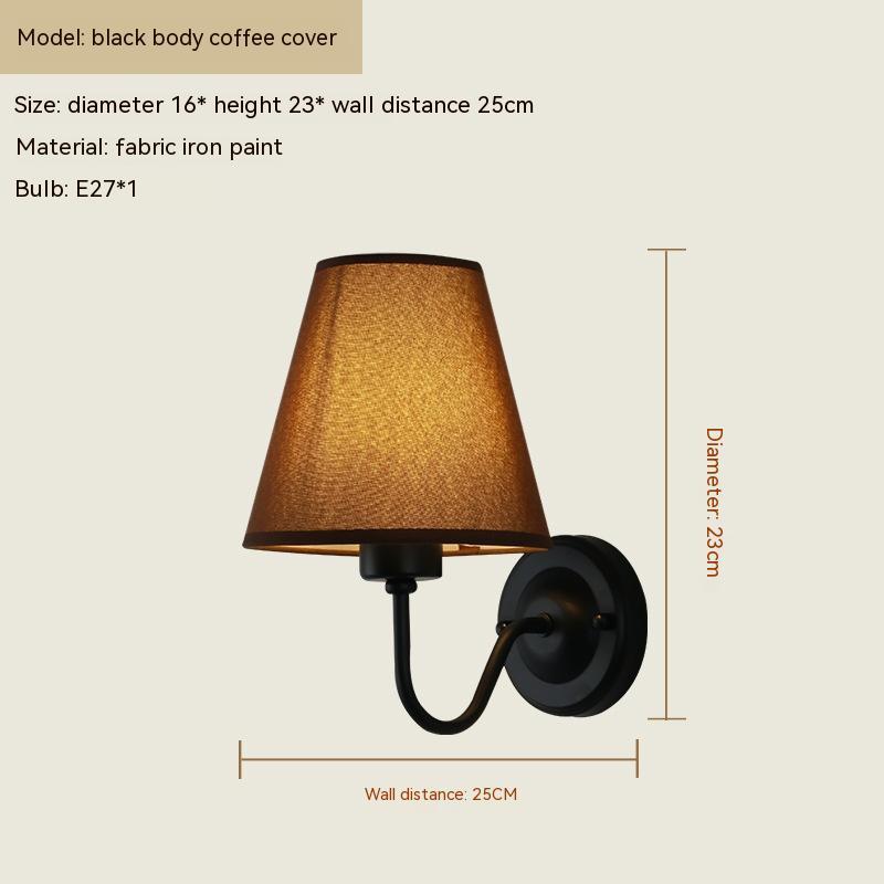 Indoor Bedroom Bedside Wall Lamp Creative Hotel