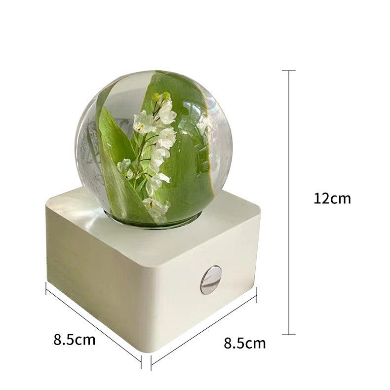 Linglan Flowers Bedroom Decoration Bright Night Light