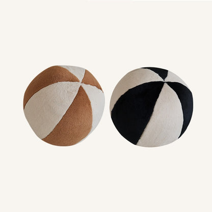 Sitting Room Sofa Black And White Nordic Style Soft Comfortable Plush Pillow