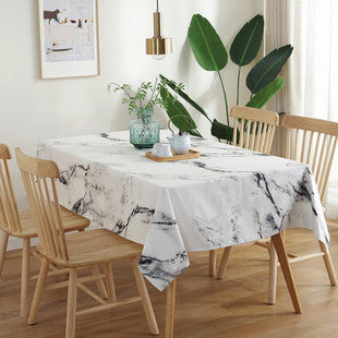Waterproof Tablecloth Mediterranean Style Blue Striped Tassel Table Cloth Tablecloth Cotton Linen Coffee Table Cloth Cover Towel