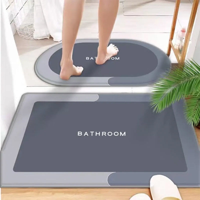 Bathroom Toilet Toilet Bedroom Door Absorbent Floor Mat