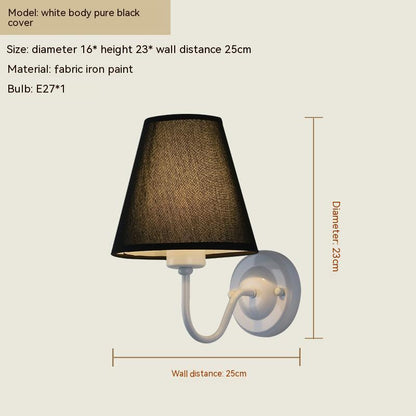 Indoor Bedroom Bedside Wall Lamp Creative Hotel