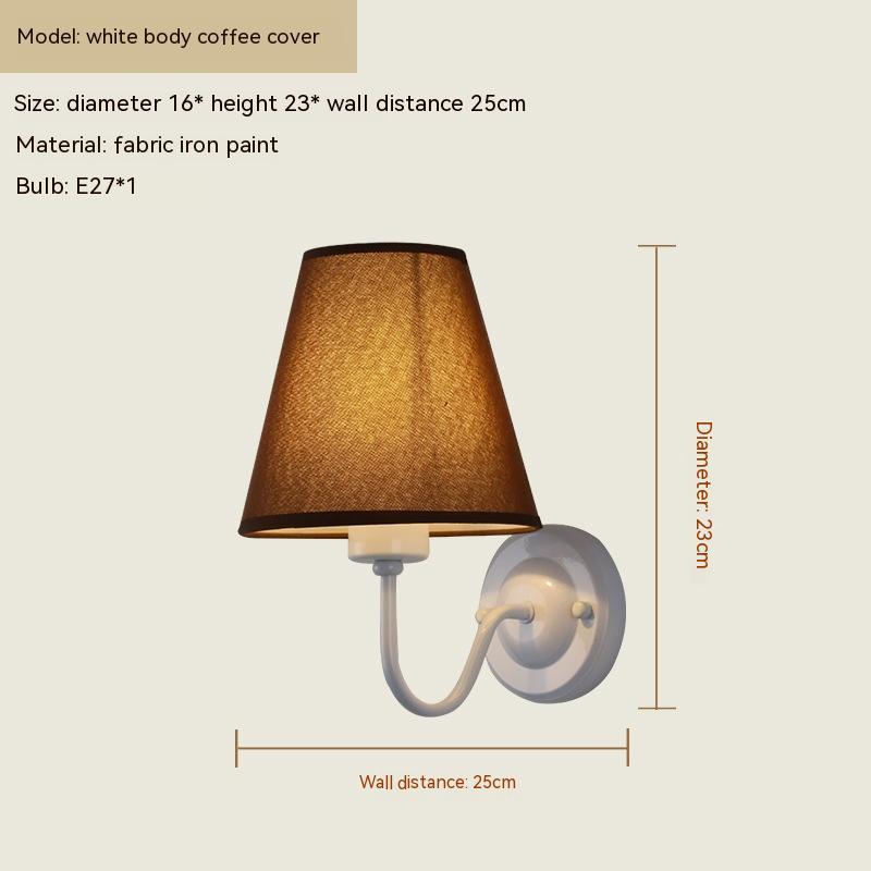 Indoor Bedroom Bedside Wall Lamp Creative Hotel