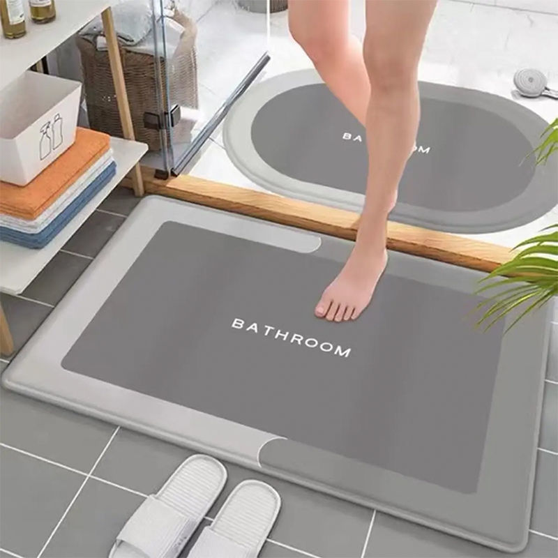 Bathroom Toilet Toilet Bedroom Door Absorbent Floor Mat